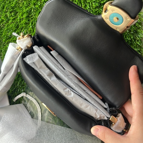 NWT Coach Pillow Tabby 18 Nappa Leather in black - Picture 10 of 12